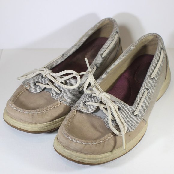 SPERRY Leather Boat Deck Shoe Topsider 7.5 - Picture 10 of 10